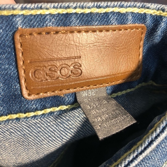 Asos Mens Patched Jeans - Picture 7 of 13